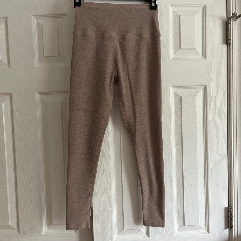Beyond Yoga Super Soft Heather Tan Leggings - Size M